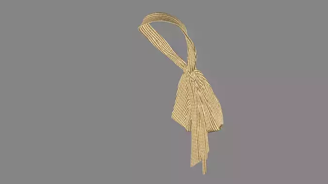 Dress collars scarves and necklaces decorated 3d models