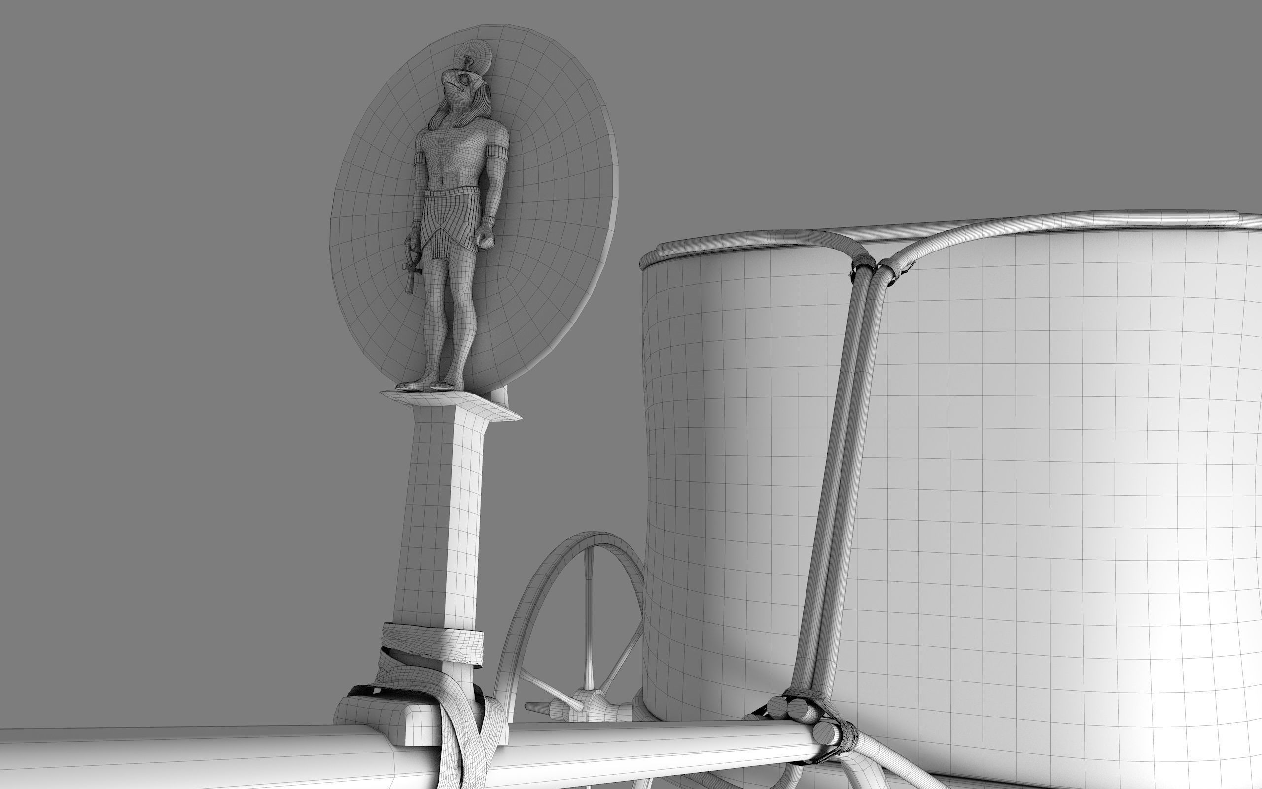 ANCIENT EGYPTIAN CHARITY 3D MODEL Low-poly 3D model_45