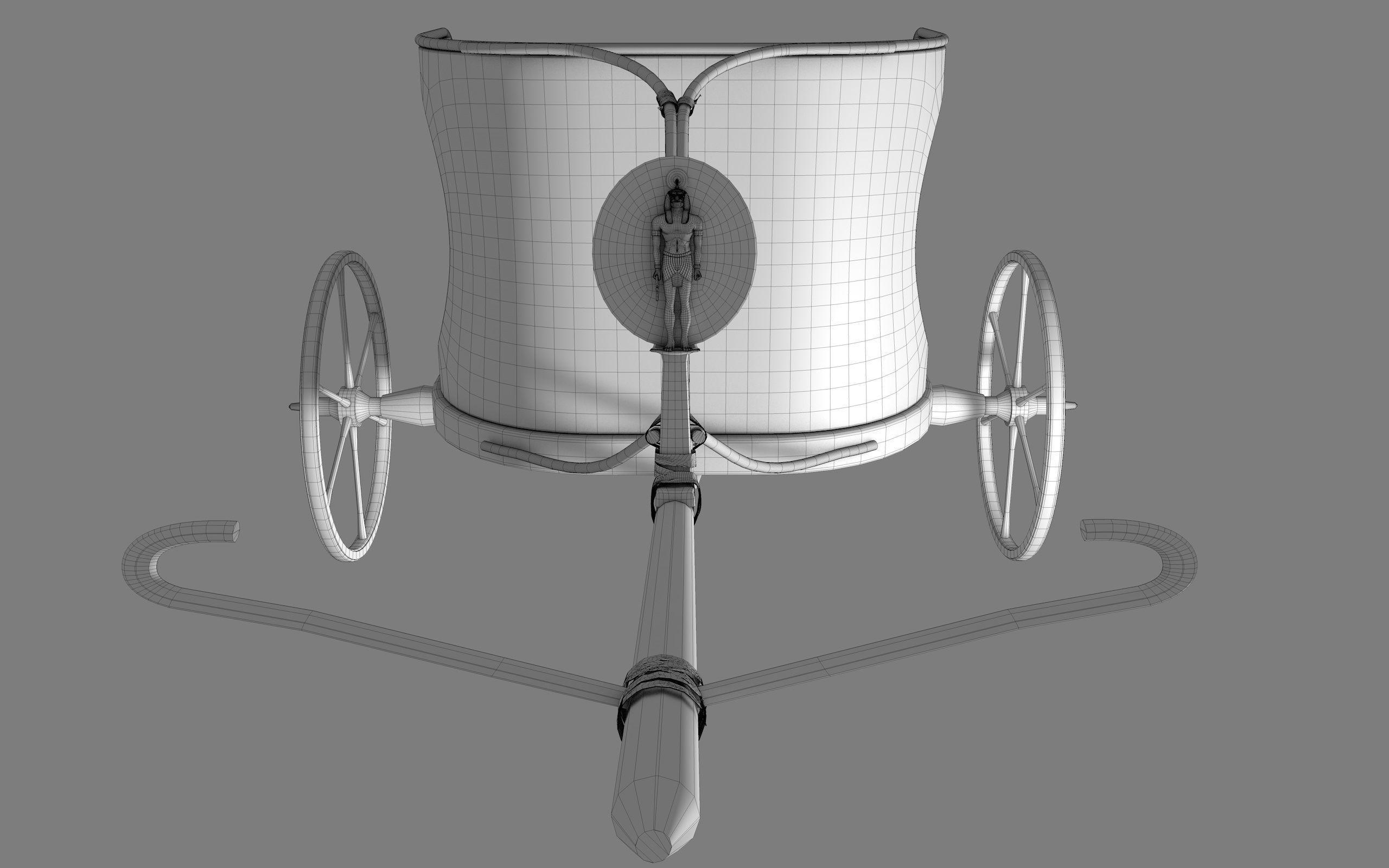 ANCIENT EGYPTIAN CHARITY 3D MODEL Low-poly 3D model_3