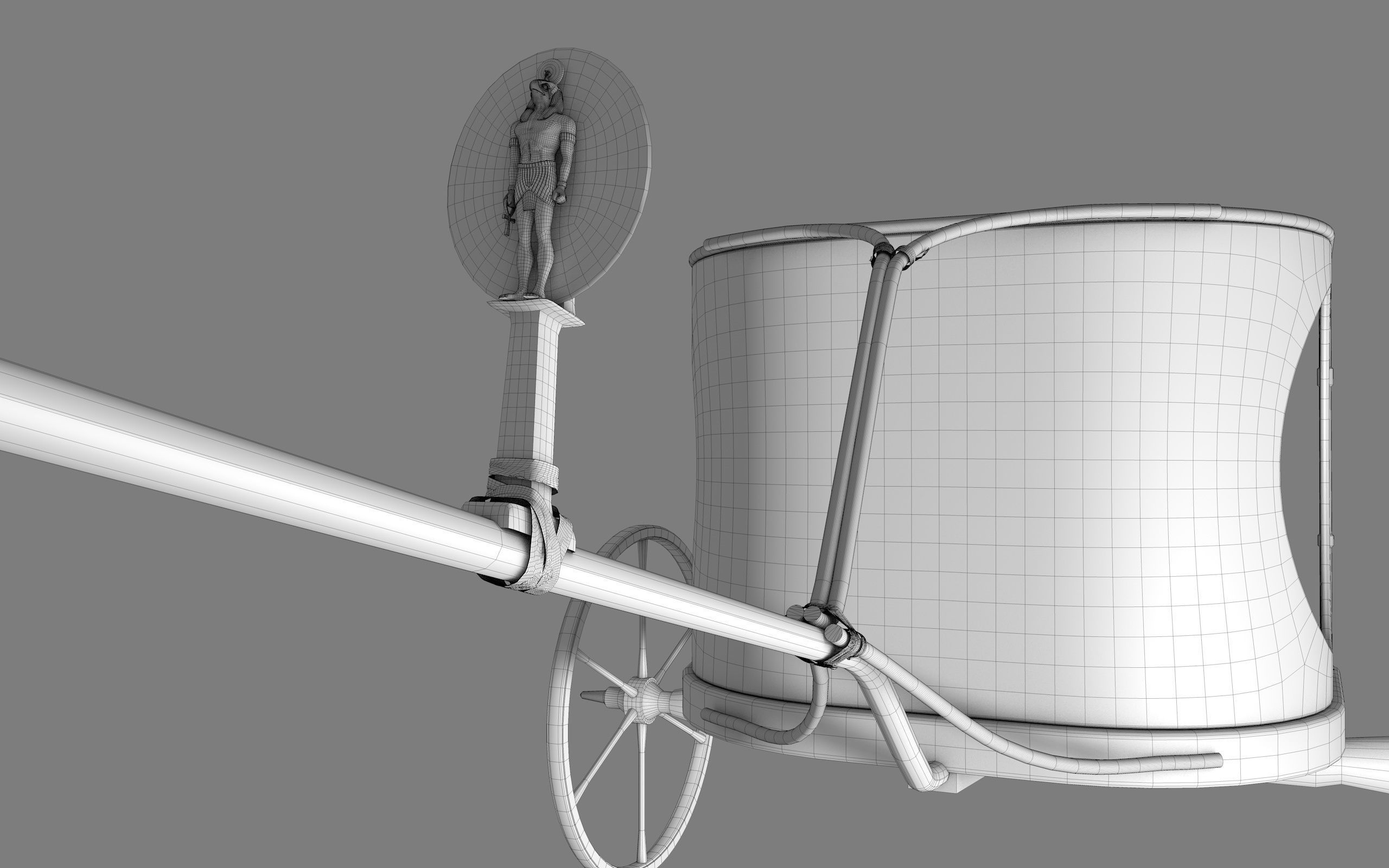 ANCIENT EGYPTIAN CHARITY 3D MODEL Low-poly 3D model_44