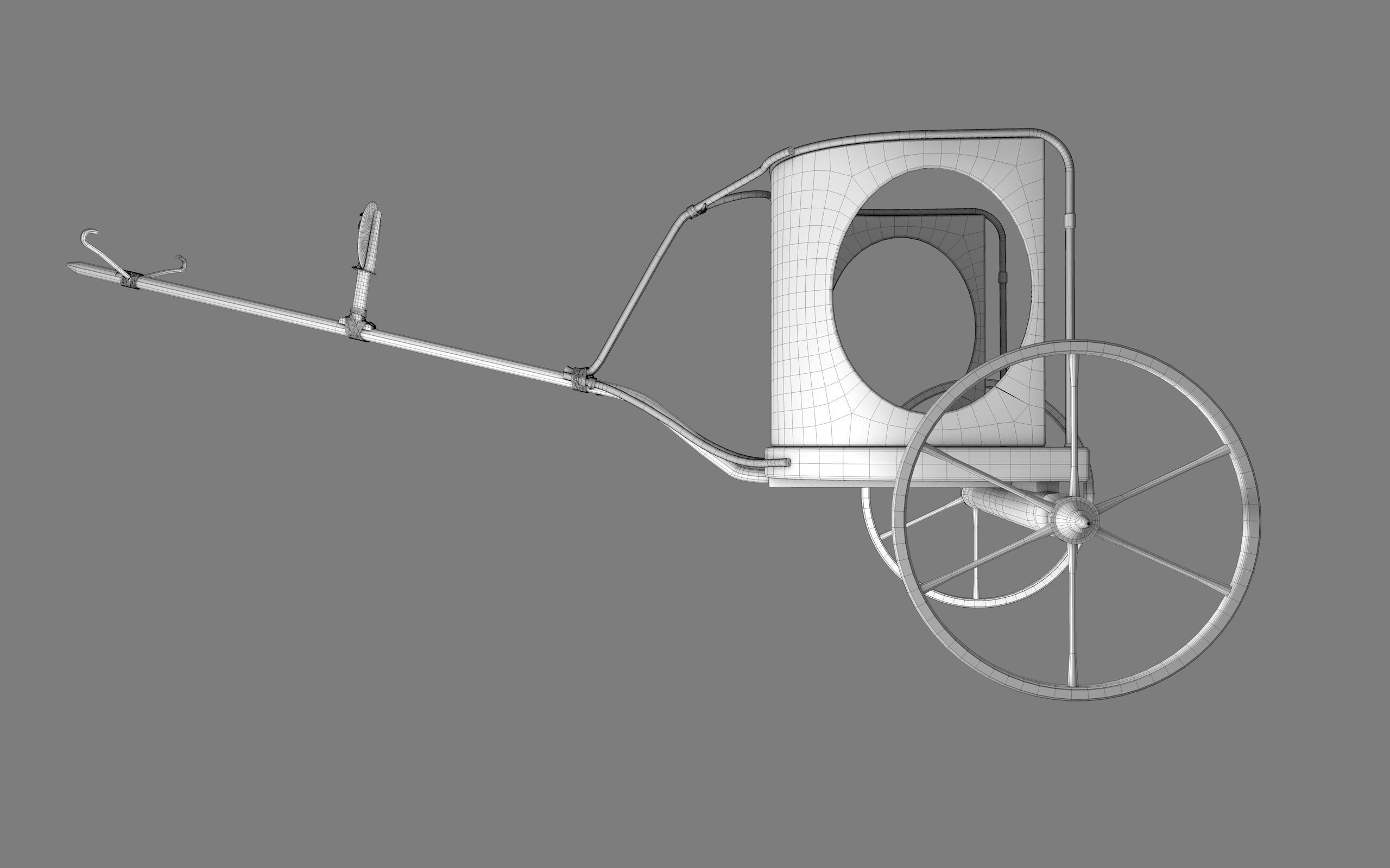 ANCIENT EGYPTIAN CHARITY 3D MODEL Low-poly 3D model_42