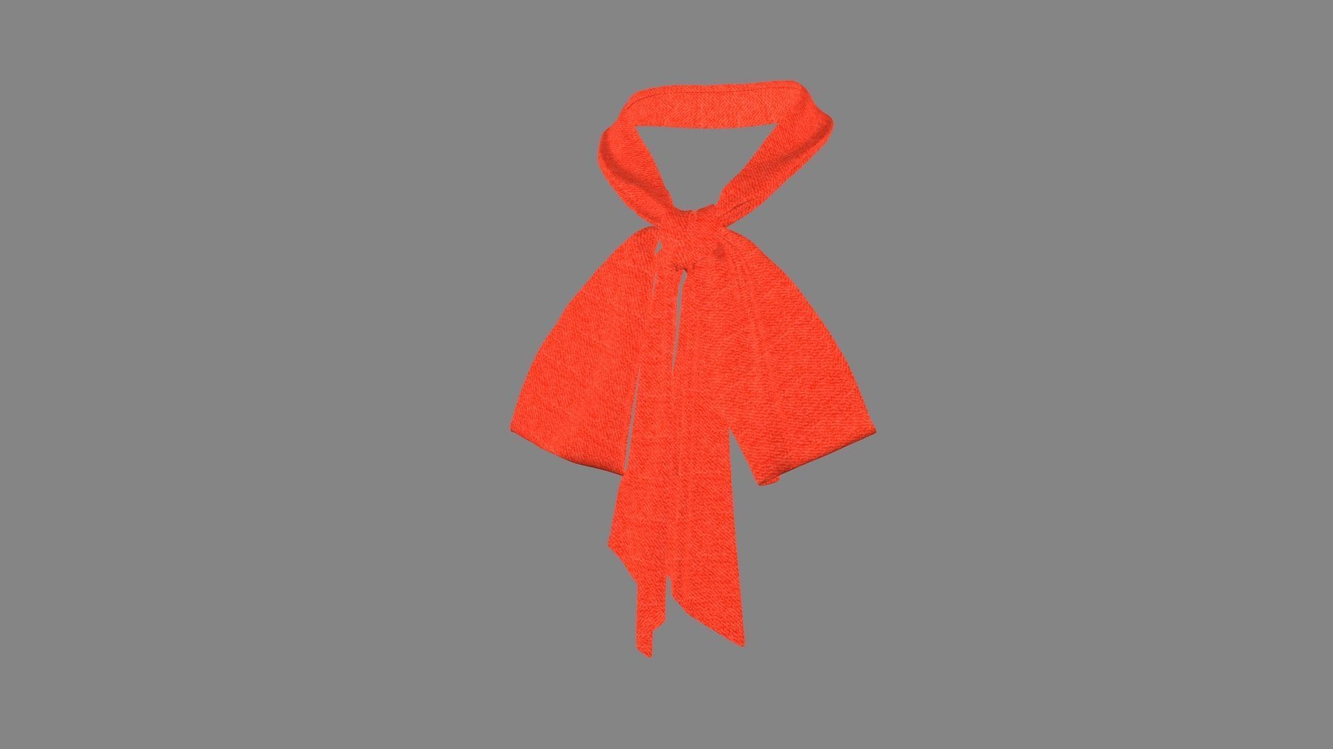 Dress collars scarves and necklaces decorated 3d models 3D model_2