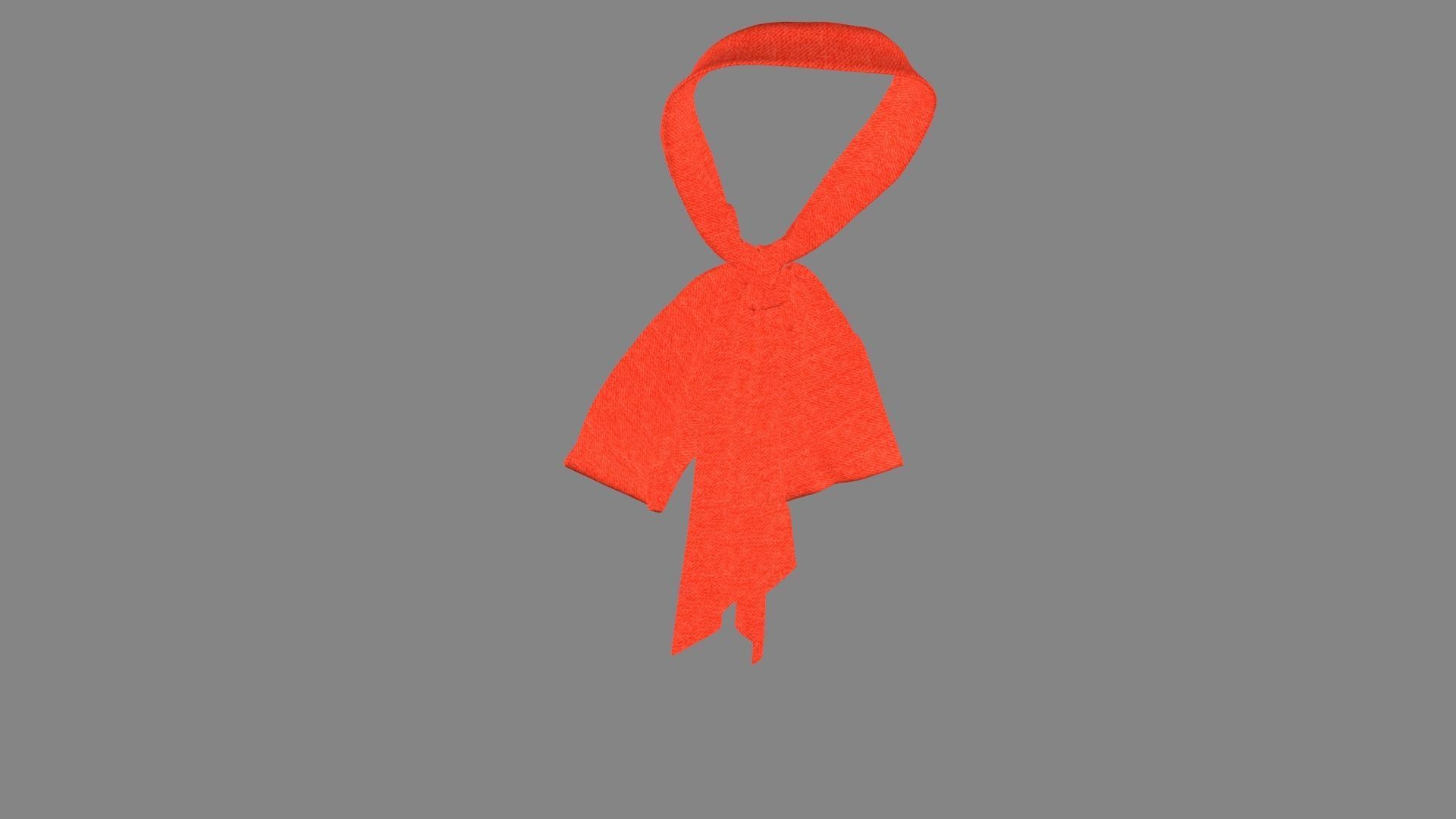 Dress collars scarves and necklaces decorated 3d models 3D model_4