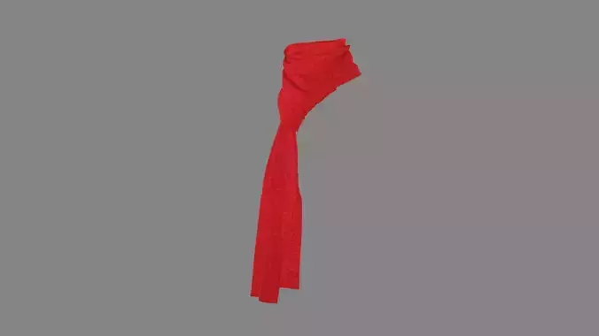 Dress collars scarves and necklaces decorated 3d models