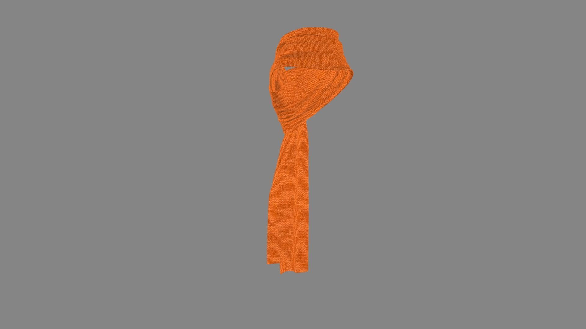 Dress collars scarves and necklaces decorated 3d models 3D model_3