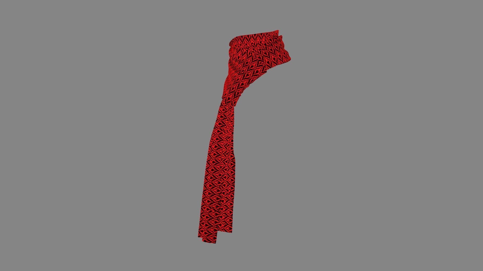 Dress collars scarves and necklaces decorated 3d models 3D model_6