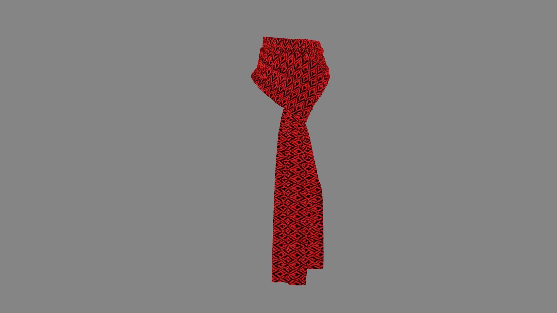 Dress collars scarves and necklaces decorated 3d models 3D model_5
