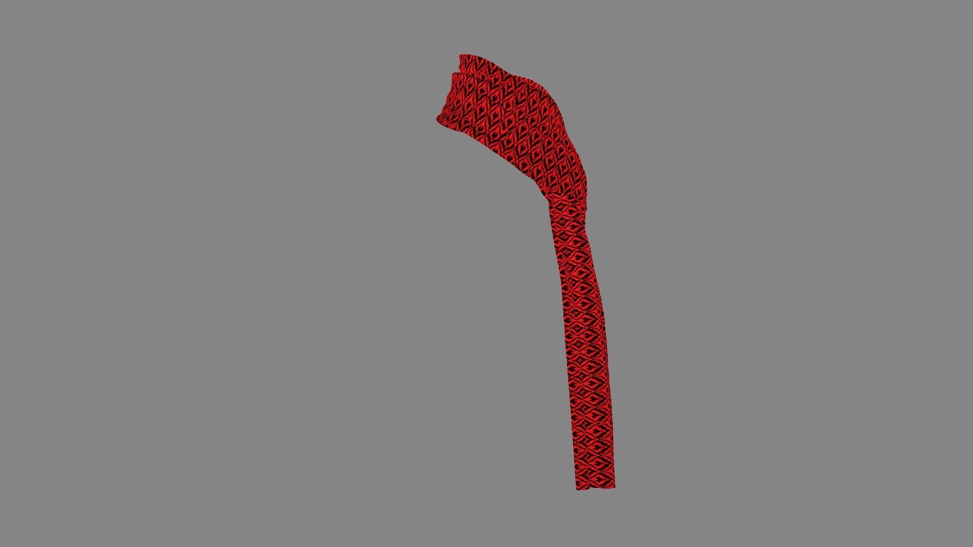 Dress collars scarves and necklaces decorated 3d models 3D model_4