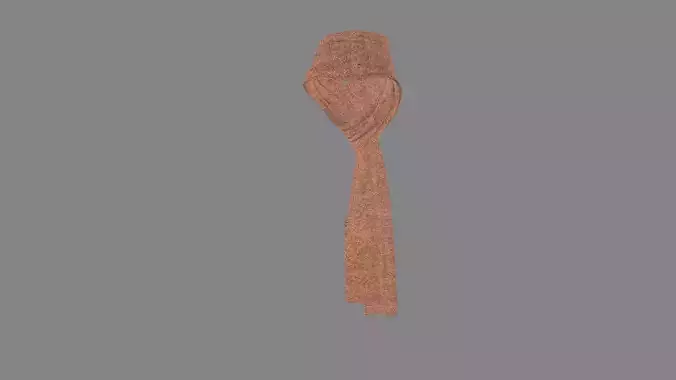 Dress collars scarves and necklaces decorated 3d models