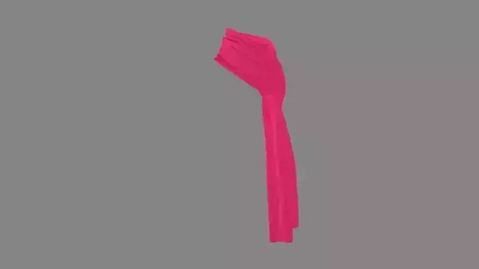 Dress collars scarves and necklaces decorated 3d models