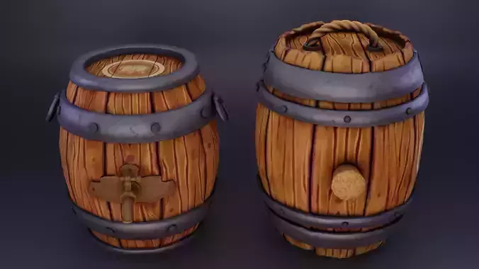  Stylised Barrels 