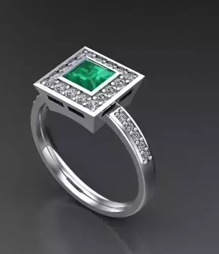 square ring 3D print model