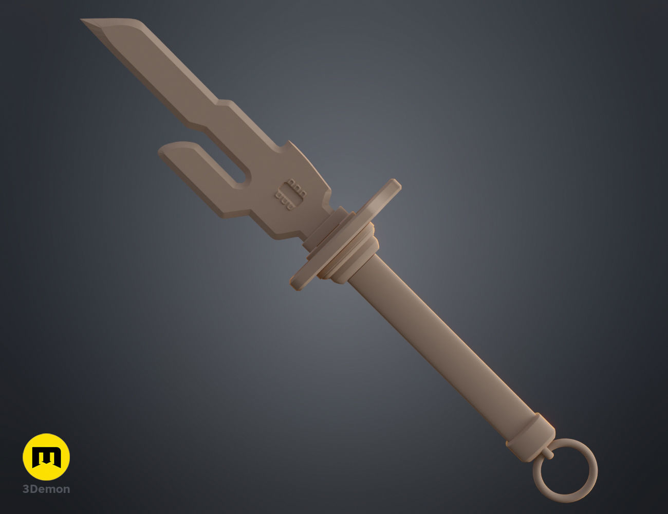 Inverted Spear of Heaven - Jujutsu Kaisen 3D print model_11