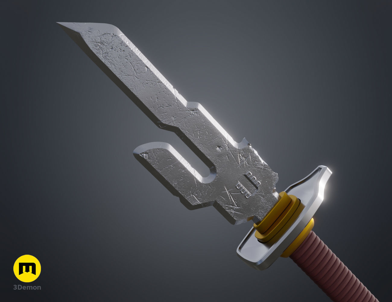 Inverted Spear of Heaven - Jujutsu Kaisen 3D print model_1