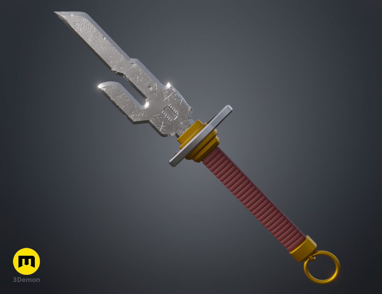 Inverted Spear of Heaven - Jujutsu Kaisen 3D print model_9