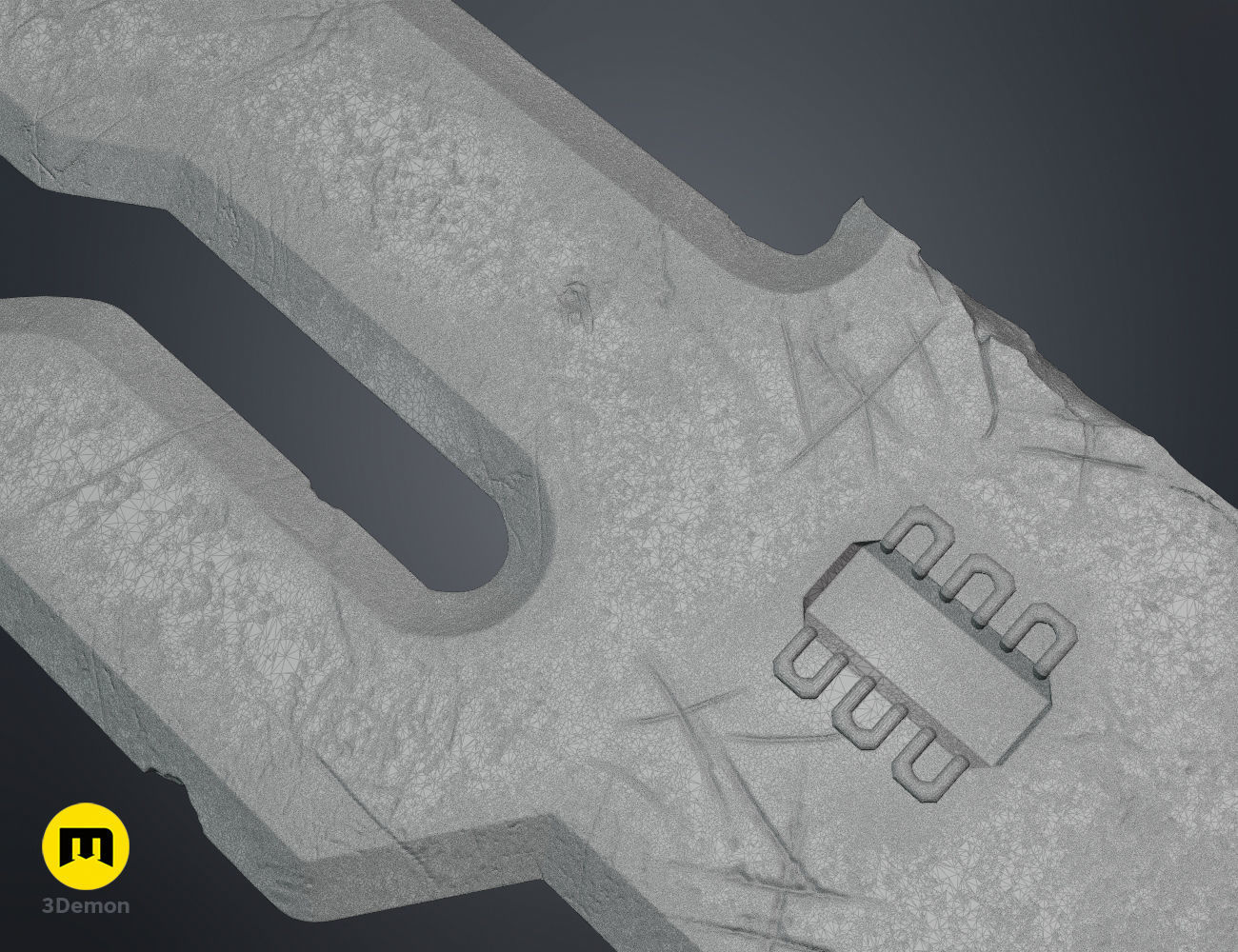 Inverted Spear of Heaven - Jujutsu Kaisen 3D print model_15