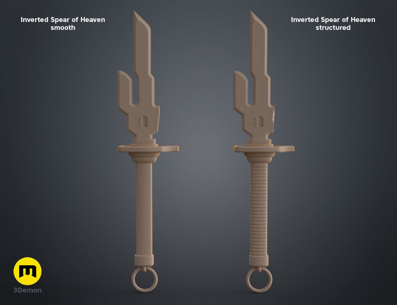 Inverted Spear of Heaven - Jujutsu Kaisen 3D print model_3