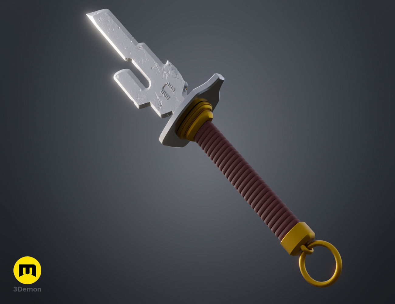 Inverted Spear of Heaven - Jujutsu Kaisen 3D print model_13