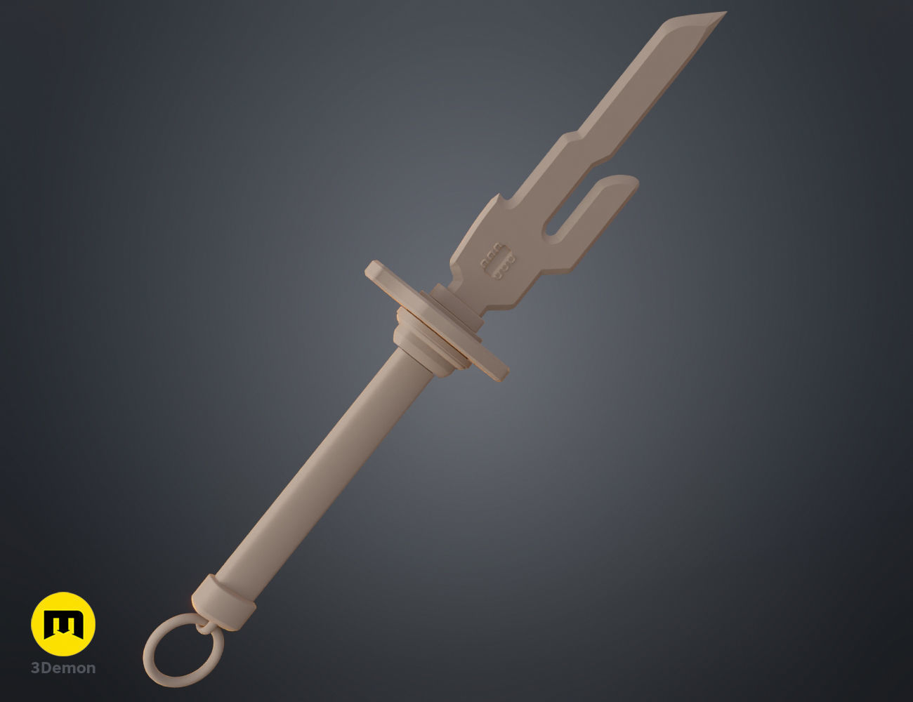 Inverted Spear of Heaven - Jujutsu Kaisen 3D print model_12