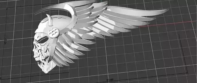 hells angel desing 3D print model