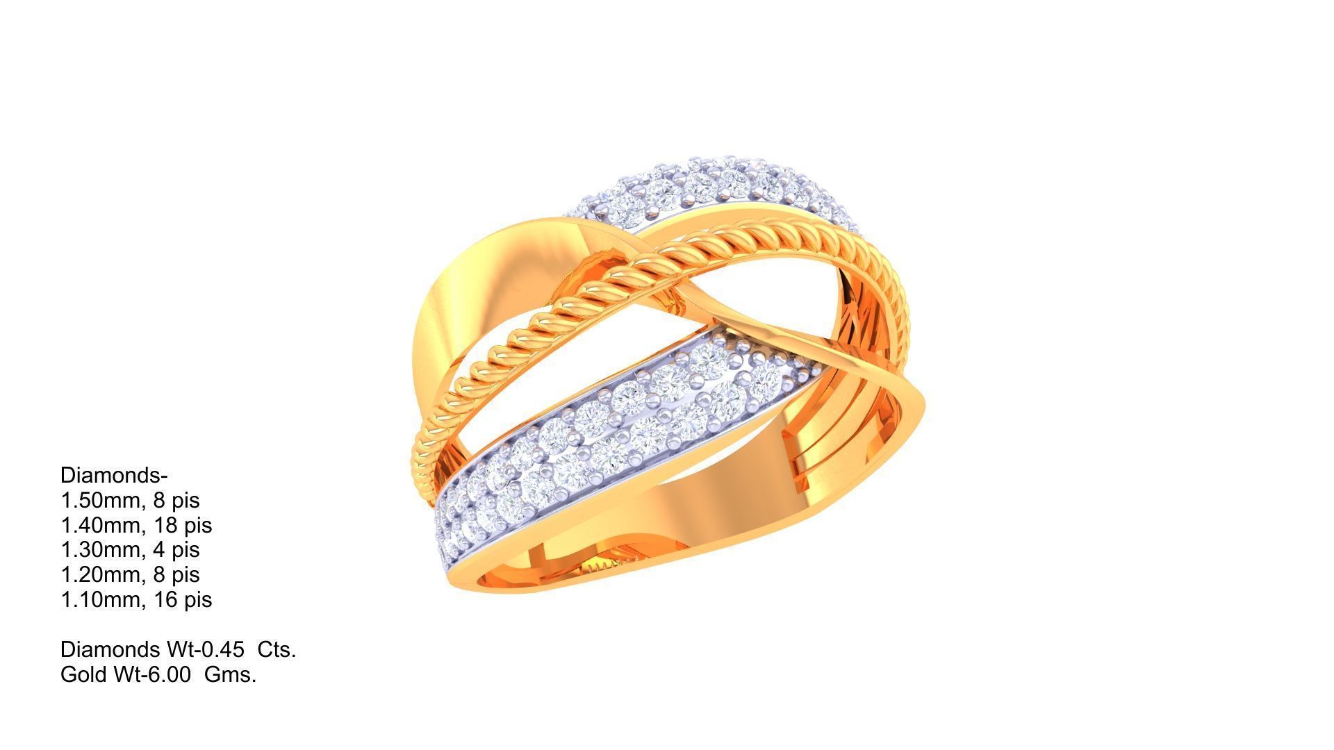 DIAMOND RING 3D print model_1