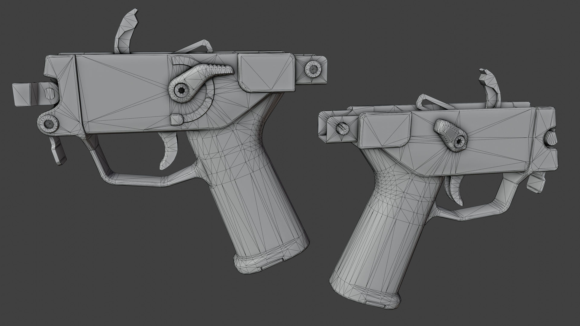 MP5 SL Grip Module Low-poly 3D model_5