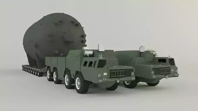 Soviet MAZ-7910 cargo