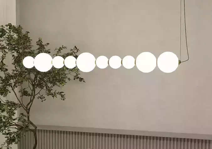 BONBON LIGHT SET REVIT MODEL 3D model