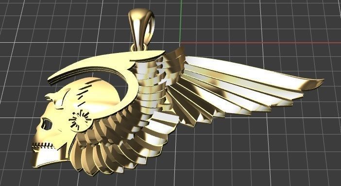 hells angel 3D print model_2