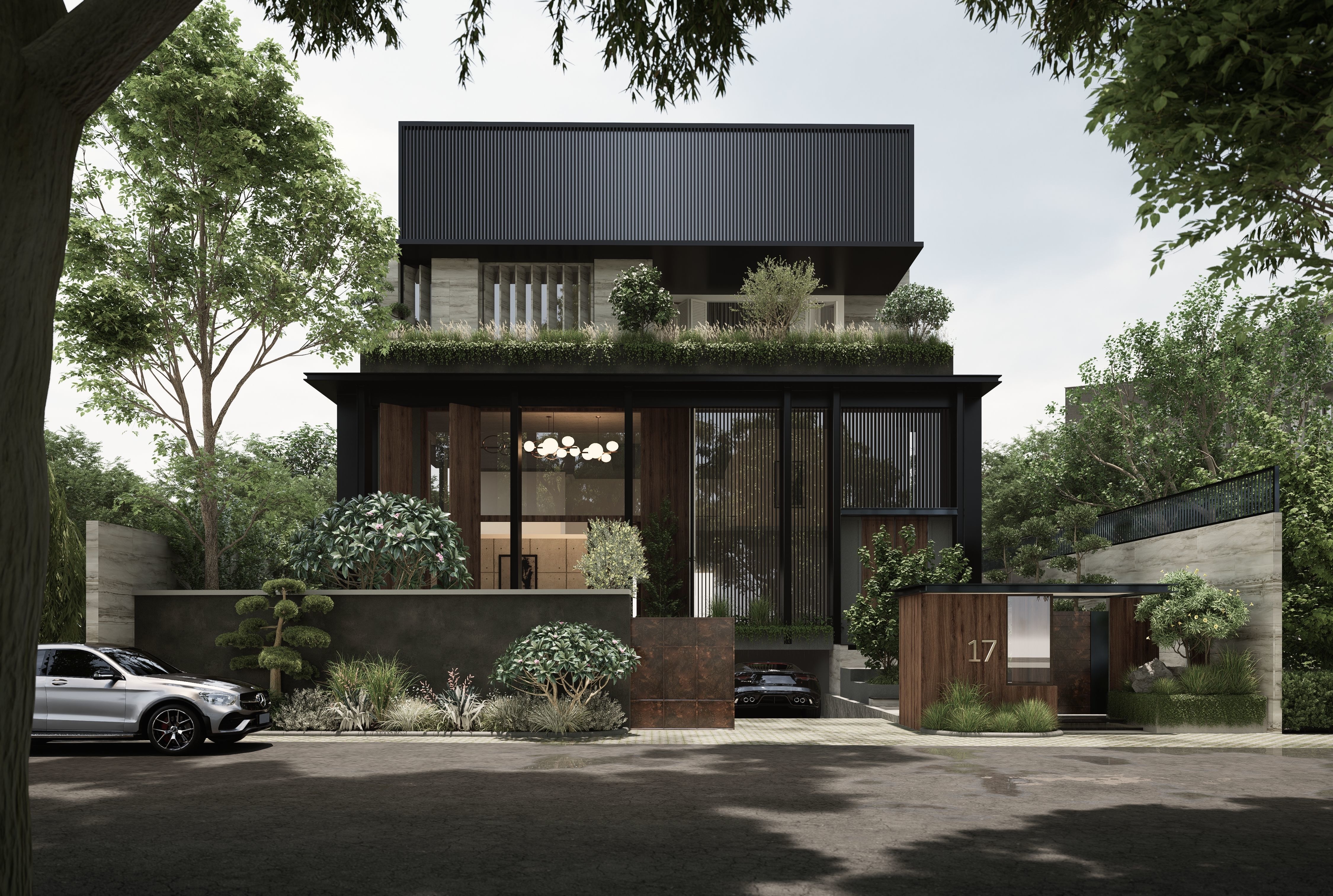 Residence 17 Sketchup 3D Model and D5 Render Module 3D model_3