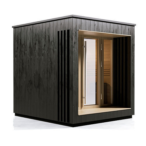 Outdoor Sauna Cabin 3D model