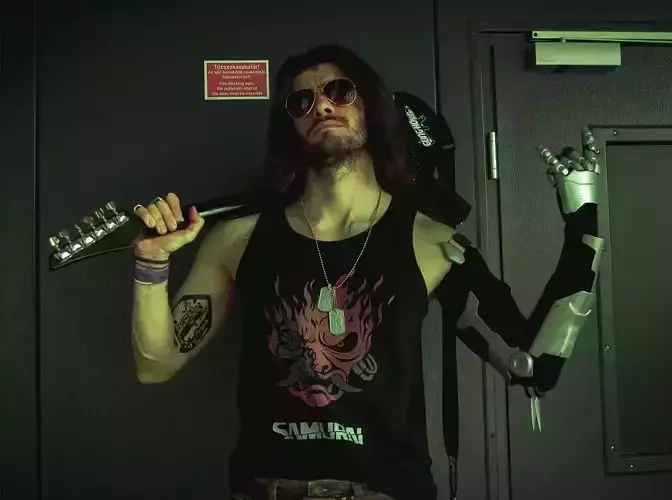 Johnny Silverhand Cosplay  3D print model