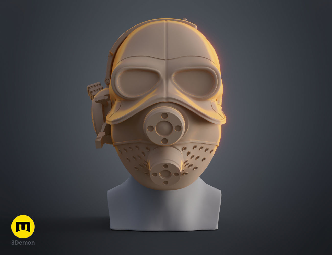 Combine Soldier mask - Half Live 3D print model_14