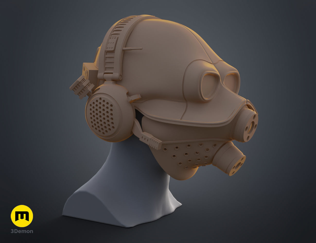 Combine Soldier mask - Half Live 3D print model_17