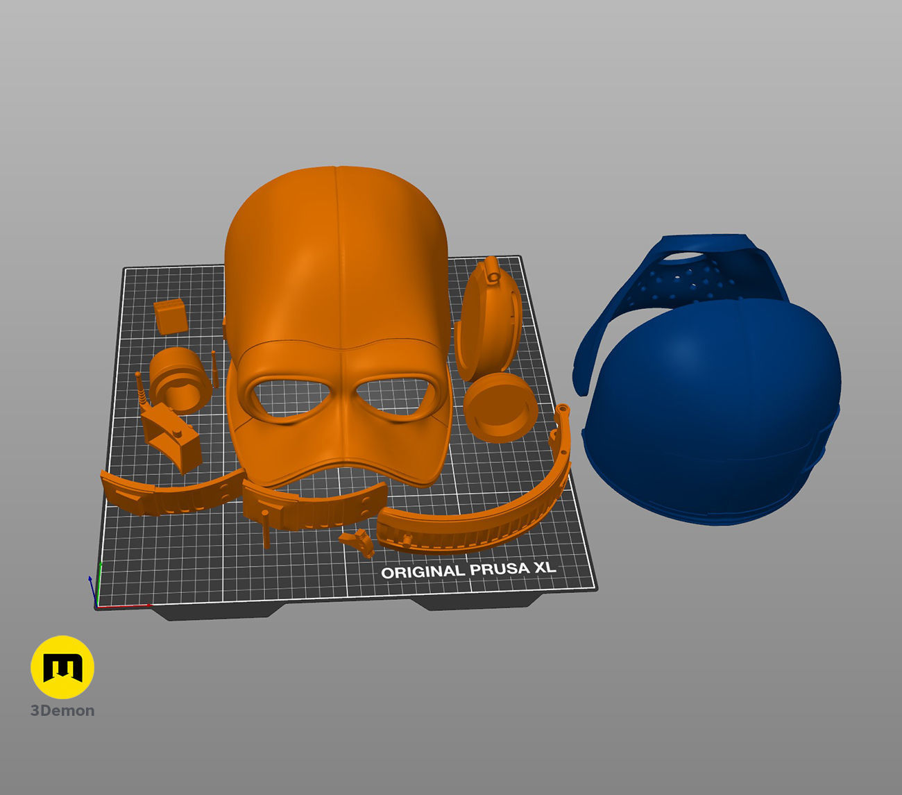 Combine Soldier mask - Half Live 3D print model_5