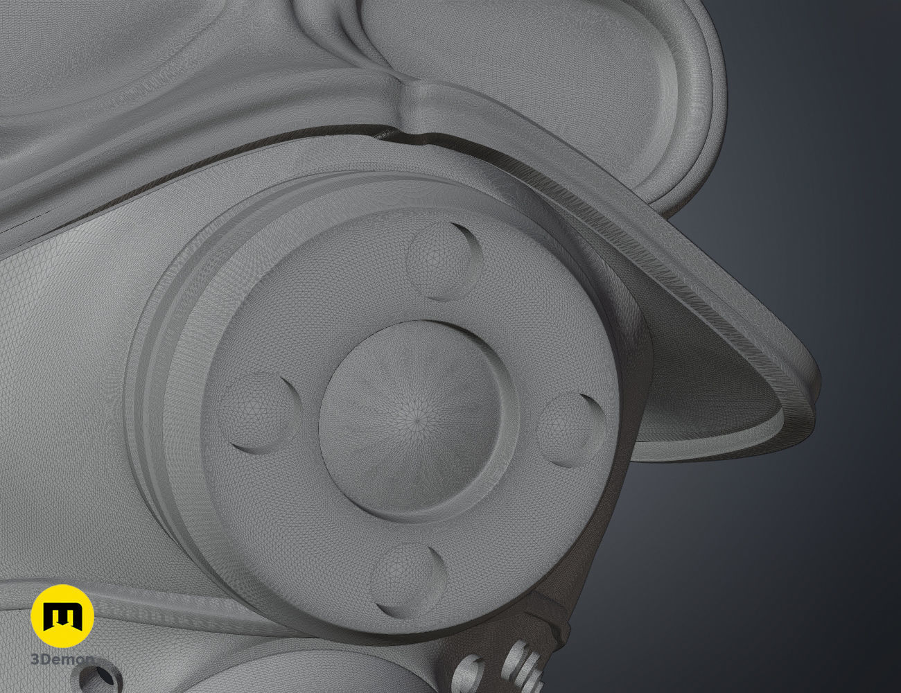 Combine Soldier mask - Half Live 3D print model_22