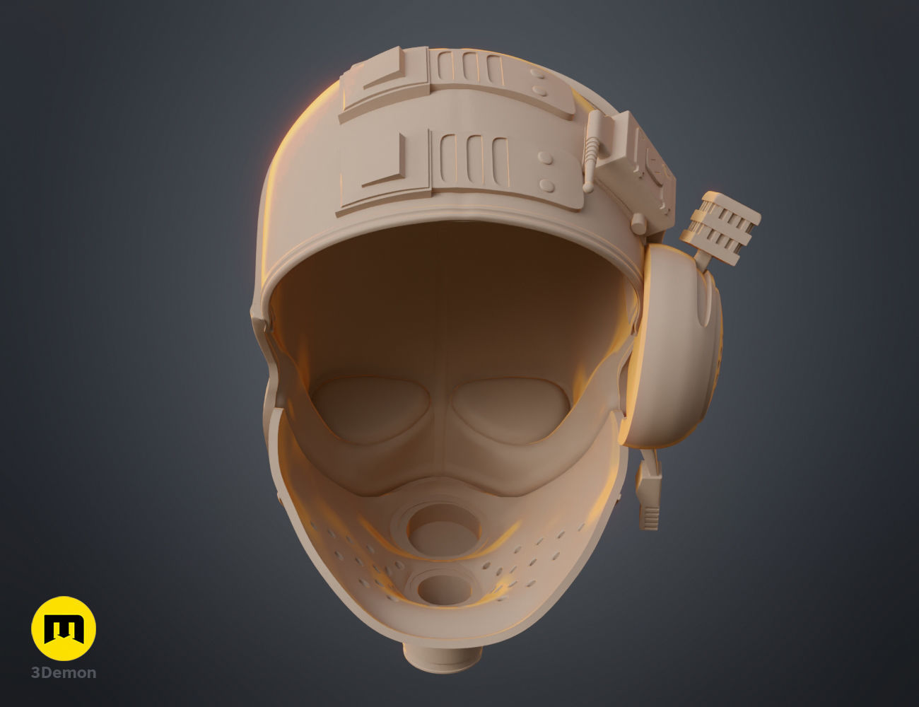 Combine Soldier mask - Half Live 3D print model_19