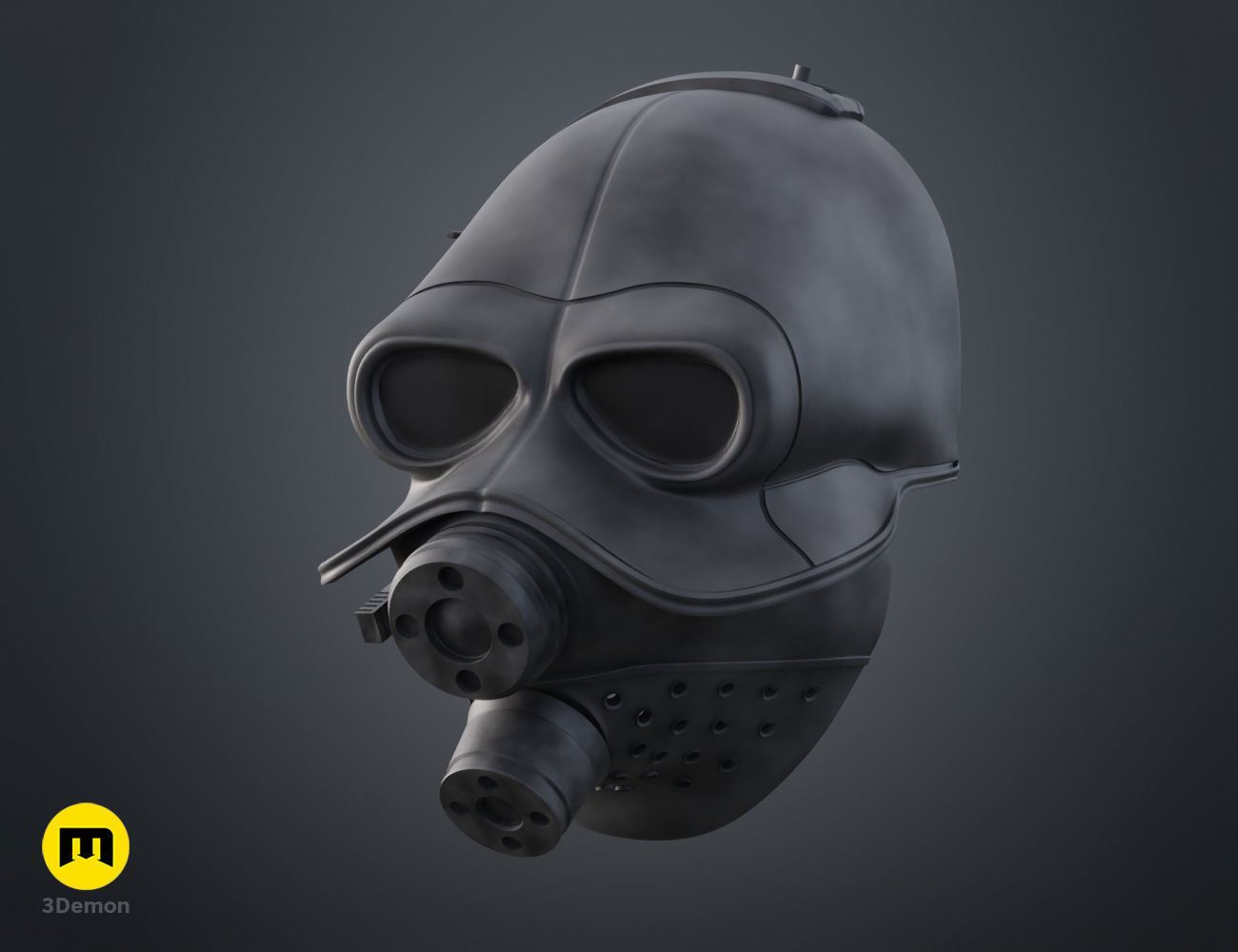 Combine Soldier mask - Half Live 3D print model_15