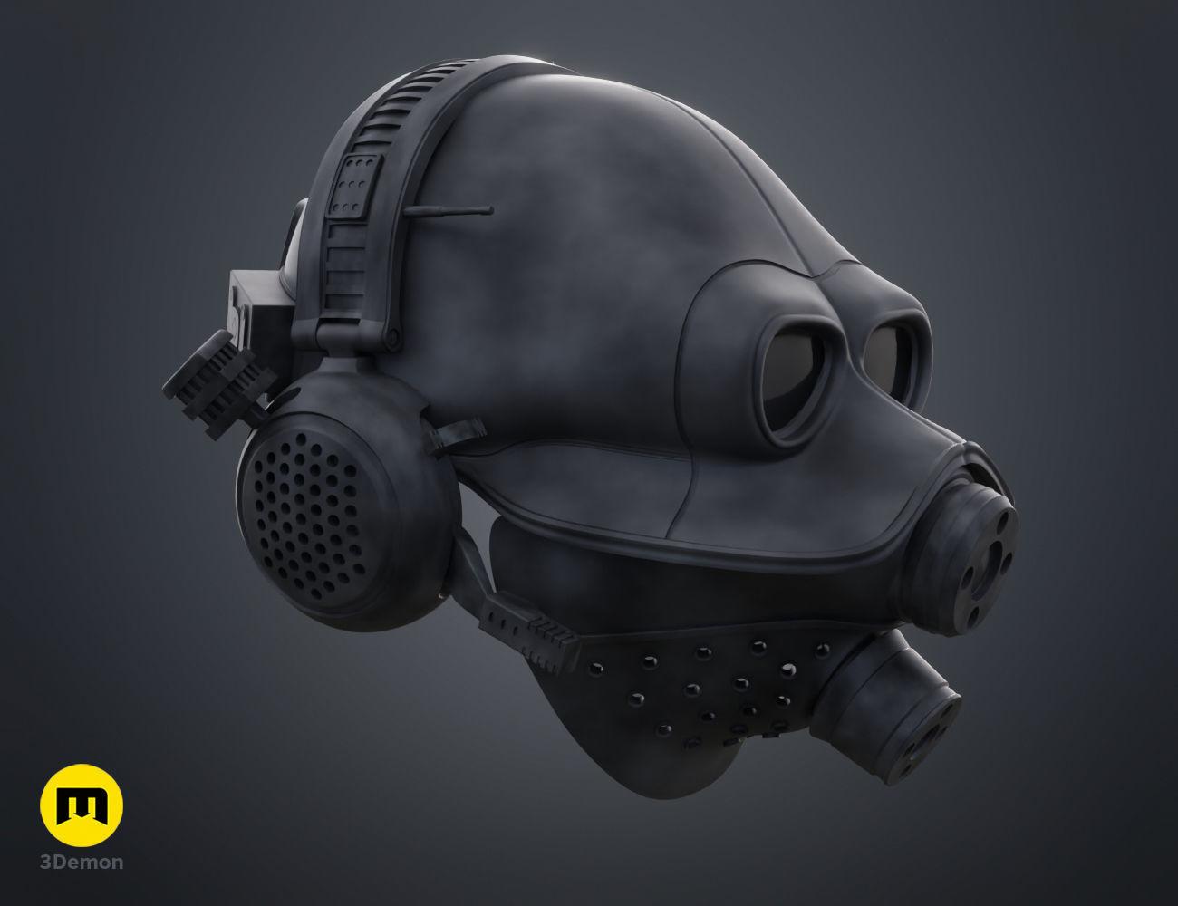 Combine Soldier mask - Half Live 3D print model_12