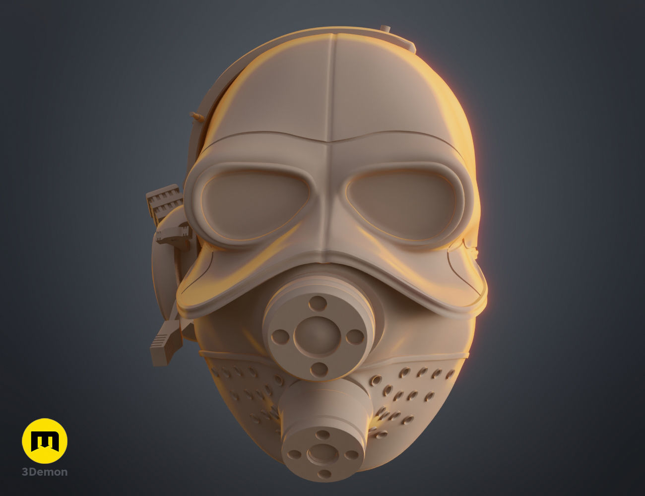 Combine Soldier mask - Half Live 3D print model_16