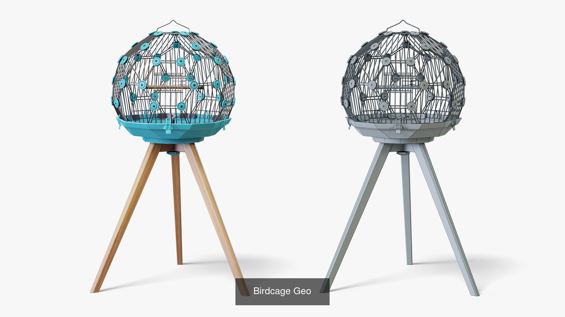 Bird Cages 3D Model Collection_8