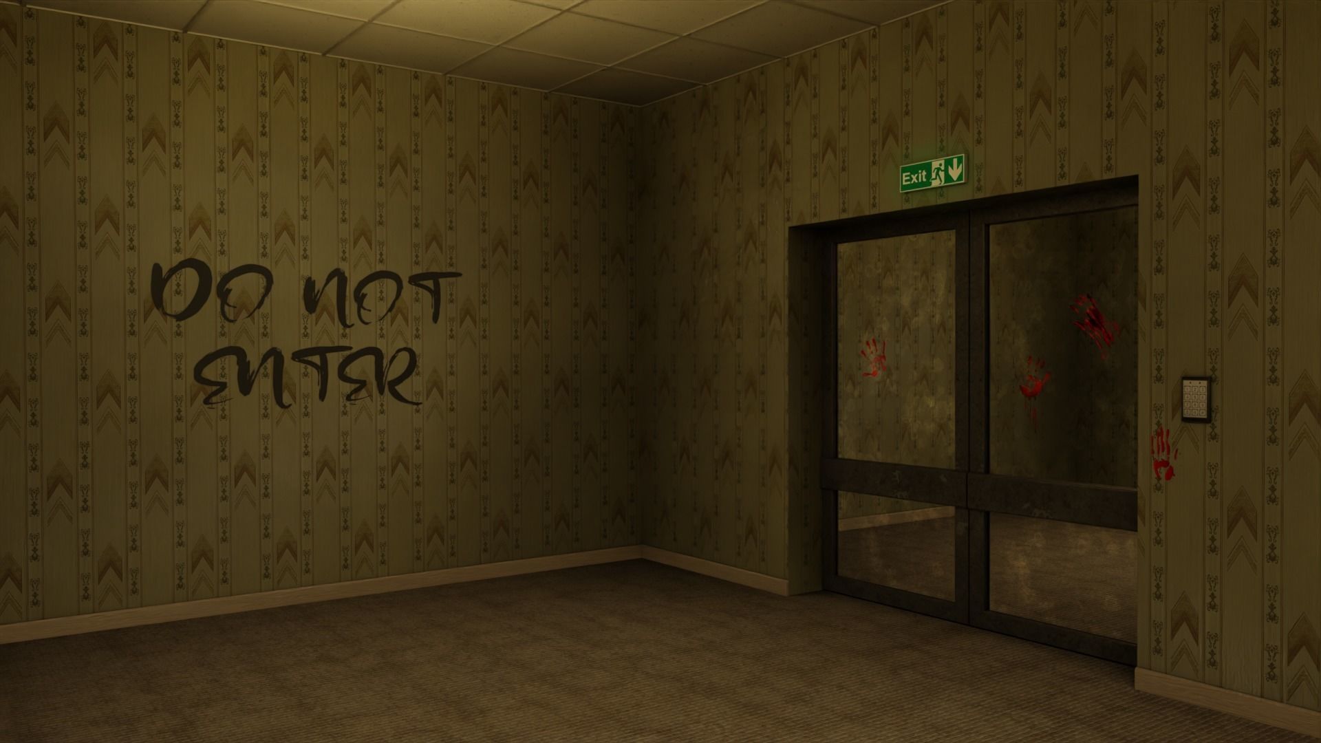 The Backrooms Maze 3D model_3