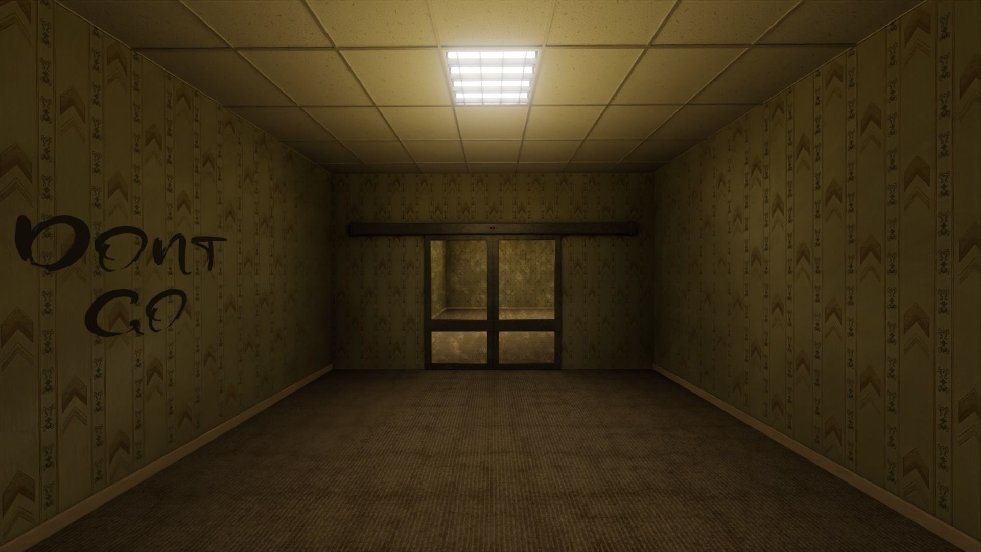 The Backrooms Maze 3D model_4