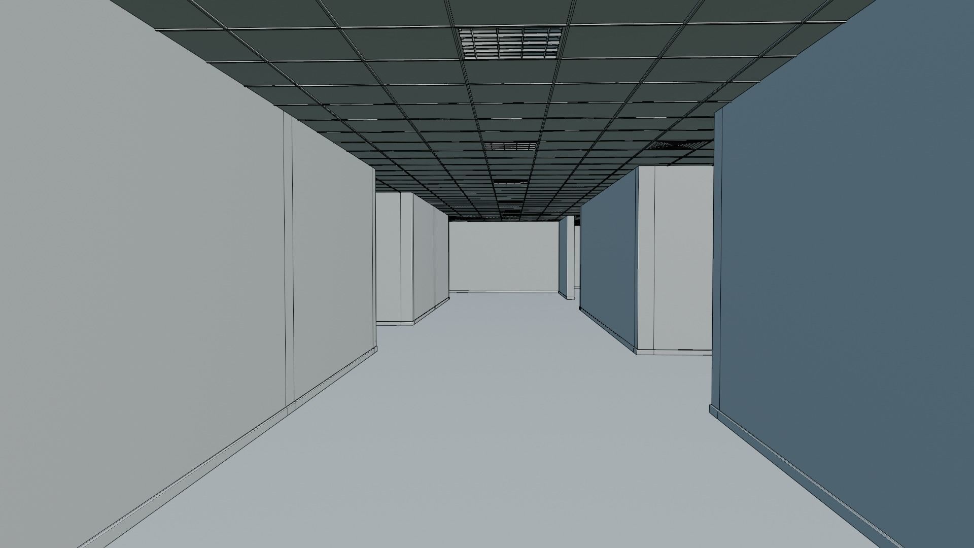 The Backrooms Maze 3D model_18
