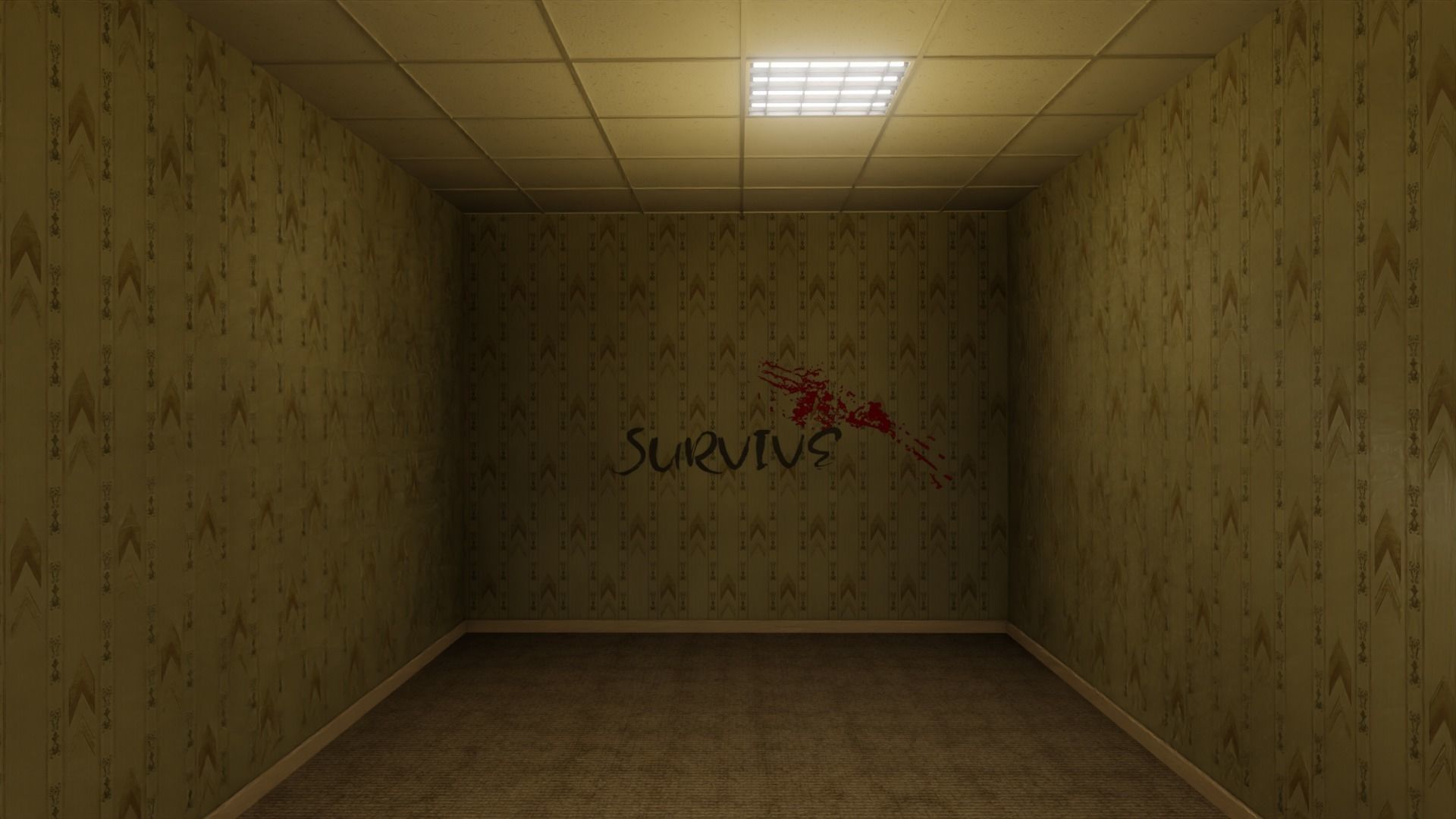 The Backrooms Maze 3D model_8