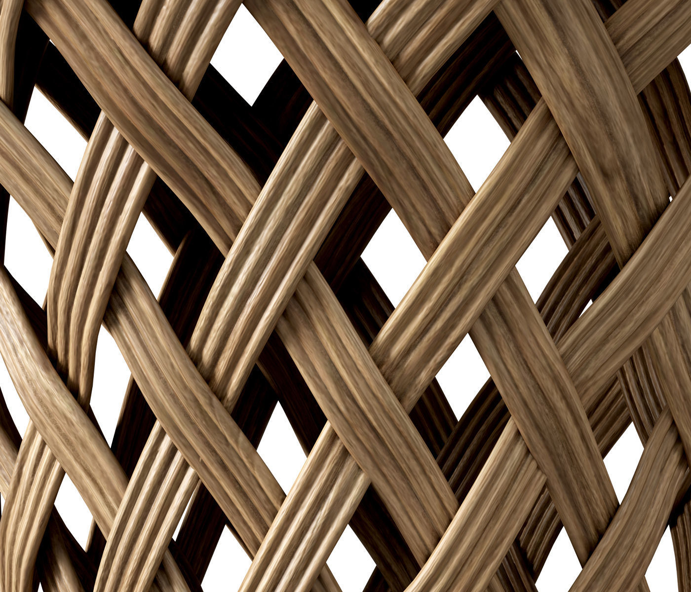 Basket Table 3D model_4