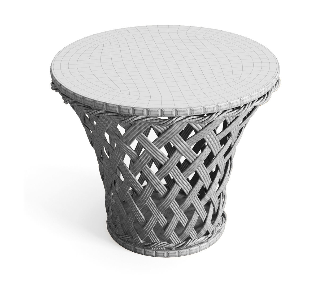 Basket Table 3D model_5