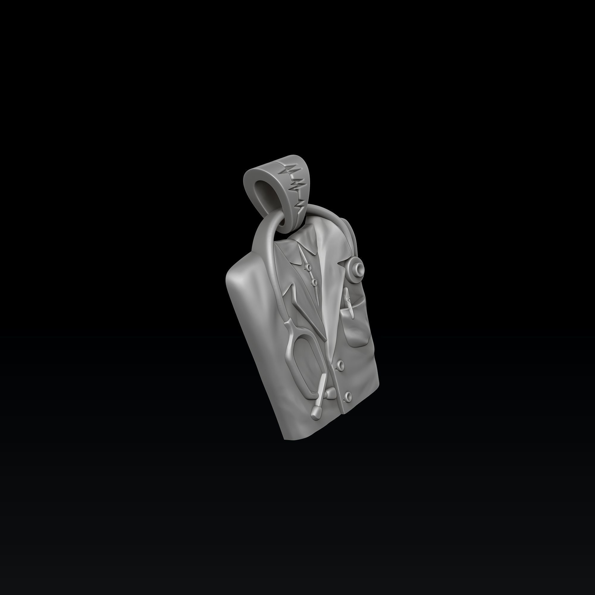 Doctor Pendant 3D print model_4