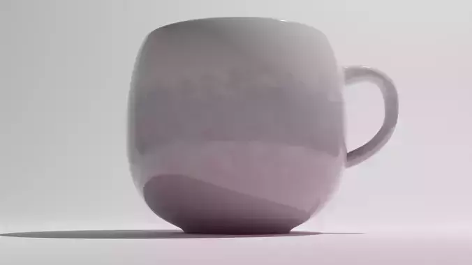 Simple cup with gradient colours