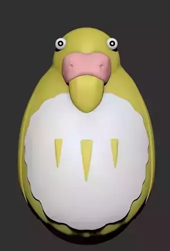 Parakeet The Boy and the heron for 3D EGG